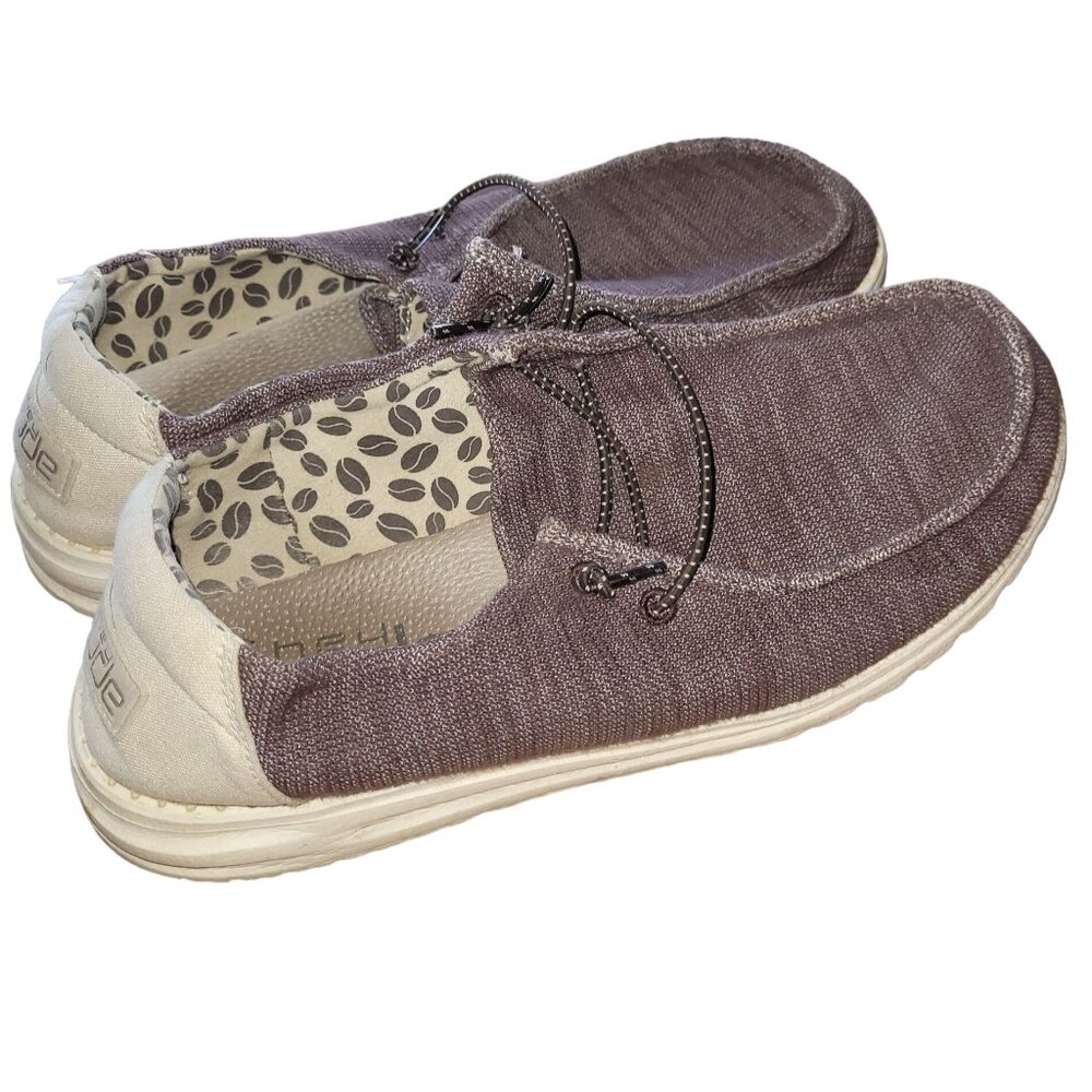 Womens Hey Dude Wendy Sox Java Slip on Loafers Size 9